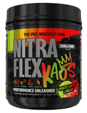 Nitraflex® KAOS – High-Stim Pre-Workout with Pump, Focus & Nitrates