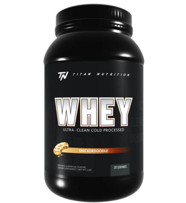 Titan-Nutrition-2lb-Protein Snickerdoodle front label