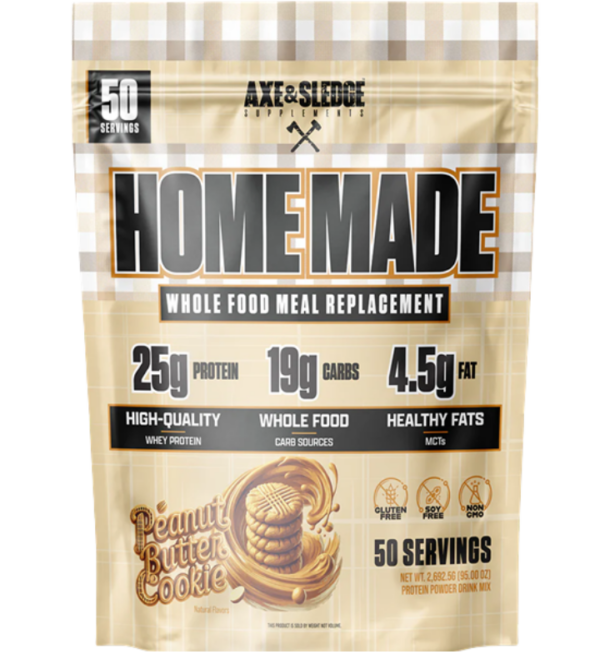 AxeSledge-Homemade-Bag-Peanut-Butter-Cookie front label.