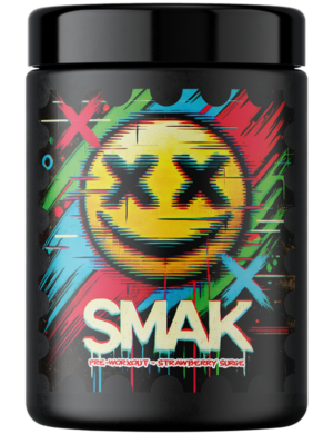 SMAK-Strawberry Surge front label.