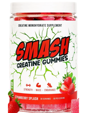 SMASH Creatine Gummies – 5g Creatine Monohydrate | Vegan, Non-GMO, Gluten-Free | 30-Day Supply