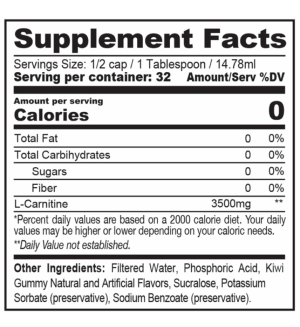 Metabolic Nutrition L-Carnitine 3500 - Image 4