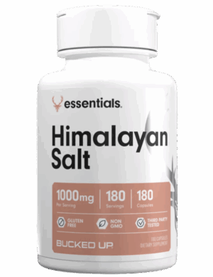 Bucked-Up-Himalayan Salt front label.