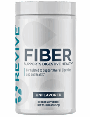 Revive Fiber front bottle label.
