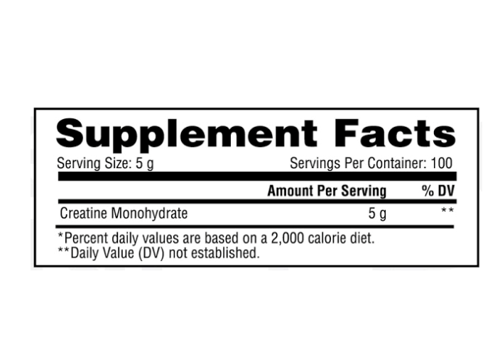 Metabolic Nutrition Creatine Monohydrate 500g