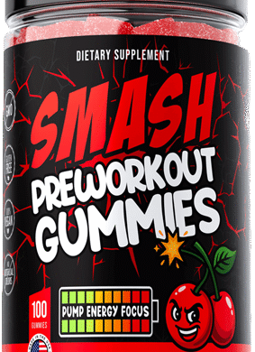 Smash Pre-Workout Gummies - Cherry Bomb